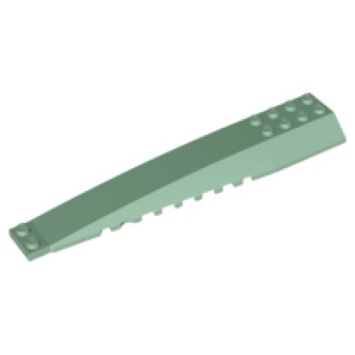 Деталь LEGO 45301 Wedge 16 x 4 Triple Curved with Reinforcements - Sand Green