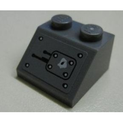 Slope 45 2 x 2 with Bolted Panel and Bullet Hole Pattern (Sticker) - Set 7051 Slope 45 2 x 2 with Bolted Panel and Bullet Hole Pattern (Sticker) - Set 7051