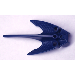 Bionicle Toa Webbed Fin Armor - Dark Blue