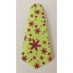 Mini Doll, Cape Cloth, Friends, Long Narrow with Small Top Hole and Magenta Flowers Pattern