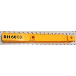 Crane Arm Outside, Wide with Pin Hole at Mid-Point with Black 'RH 60T3' Pattern on Both Sides (Stickers) - Set 60324 Crane Arm Outside, Wide with Pin Hole at Mid-Point with Black 'RH 60T3' Pattern on Both Sides (Stickers) - Set 60324