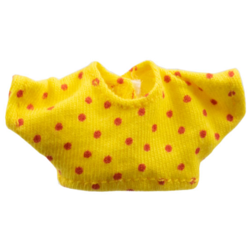 Деталь LEGO 22196 Scala, Clothes Female Crop Top with Red Dots Pattern