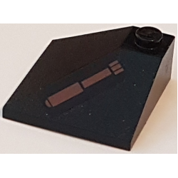 Slope 33 3 x 3 Double Convex with Hydraulic Cylinder Pattern Model Right Side (Sticker) - Set 7888 Slope 33 3 x 3 Double Convex with Hydraulic Cylinder Pattern Model Right Side (Sticker) - Set 7888