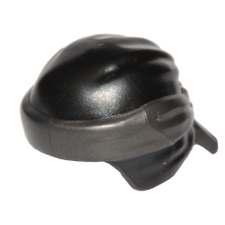 Minifigure, Headgear Ninjago Wrap Type 3 with Molded Pearl Dark Gray Bandana and Knot Pattern