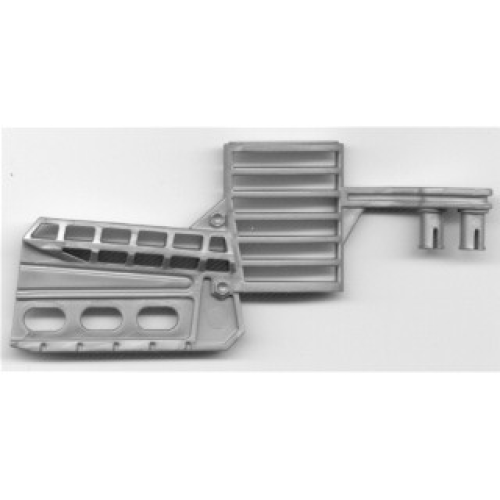 Деталь LEGO 44843 Sports Hockey Stick with 2 Pins, 3 Oval Holes in Blade (Slammer Goalie, Set 3543)