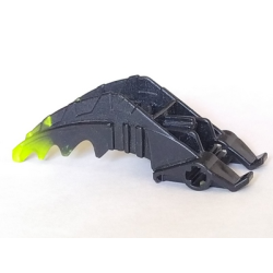 Bionicle Foot Mistika Clawed with Axle with Marbled Lime Pattern Bionicle Foot Mistika Clawed with Axle with Marbled Lime Pattern