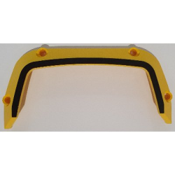 Technic, Panel Car Mudguard 15 x 2 x 7 with Black Stripe Pattern Technic, Panel Car Mudguard 15 x 2 x 7 with Black Stripe Pattern