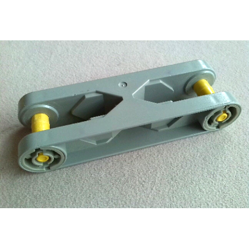 Деталь LEGO 6279c01 Duplo, Toolo Arm 2 x 6 with Triangular Set Screw at Both Ends - Light Gray