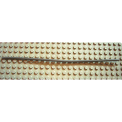 Hose, Rigid 3mm D. 22L / 17.6cm - Dark Gray