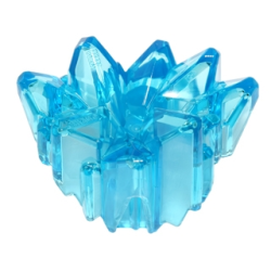 Bionicle Armor Crystal Cluster - Trans-Light Blue
