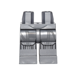 Hips and Legs with SW Protocol Droid Pattern - White Hips and Legs with SW Protocol Droid Pattern - White