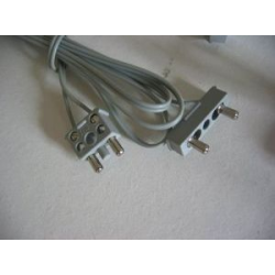 Electric, Wire 12V / 4.5V with male Squared Wide Short Connector and Male Squared Narrow Long Connector, 96 Studs Long