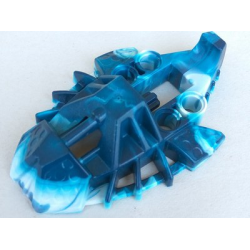 Bionicle Foot Toa Inika Elliptical with Marbled White Pattern Bionicle Foot Toa Inika Elliptical with Marbled White Pattern