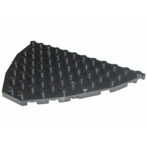 Деталь LEGO 47405 Wedge, Plate 8 x 12 (Boat Bow Plate) - Black