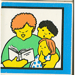 Duplo, Tile 2 x 2 x 1 with Home Mosaic Picture 15 Pattern