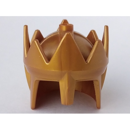 Деталь LEGO 50616 Large Figure Crown, King Mathias - Pearl Gold