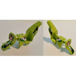 Motorcycle Fairing, Dirt Bike with World Racers Team Extreme Logo, '21' and Exhaust Pattern (Stickers) - Set 8896 Motorcycle Fairing, Dirt Bike with World Racers Team Extreme Logo, '21' and Exhaust Pattern (Stickers) - Set 8896