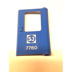 Door 1 x 4 x 5 Train Right, Thin Support at Bottom with Swedish Train Logo and '7760' Pattern (Sticker) - Set 7760 Door 1 x 4 x 5 Train Right, Thin Support at Bottom with Swedish Train Logo and '7760' Pattern (Sticker) - Set 7760