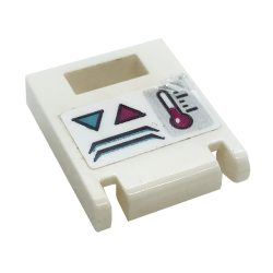 Container, Box 2 x 2 x 2 Door with Slot with Dark Azure and Magenta Arrows and Thermometer Pattern (Sticker) - Set 41318 Container, Box 2 x 2 x 2 Door with Slot with Dark Azure and Magenta Arrows and Thermometer Pattern (Sticker) - Set 41318