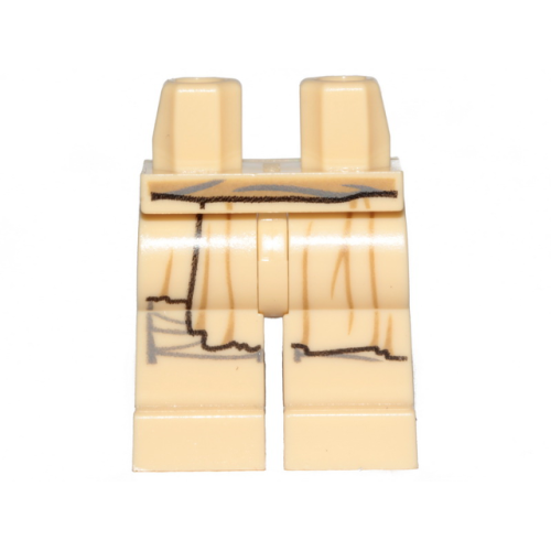 Деталь LEGO 970c00pb1047 Hips and Legs with SW Frayed Robe and Wrappings on Right Leg Pattern