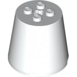 Cone 4 x 4 x 3 with Axle Hole