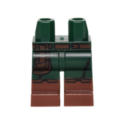 Hips and Legs with Reddish Brown Belt, Pouch, and Boots Pattern Hips and Legs with Reddish Brown Belt, Pouch, and Boots Pattern