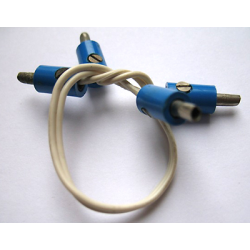 Electric, Wire 12V / 4.5V with 2 Leads, 14 Studs Long with 4 Blue Electric, Connector, 1-Way Male Rounded with Hollow Pin (x466c14 / 996ac01) Electric, Wire 12V / 4.5V with 2 Leads, 14 Studs Long with 4 Blue Electric, Connector, 1-Way Male Rounded with Hollow Pin (x466c14 / 996ac01)