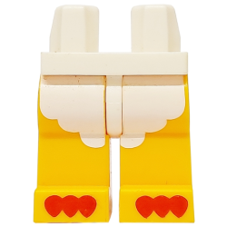 Hips and Bright Light Orange Legs with White Feathers and Red Claws Pattern Hips and Bright Light Orange Legs with White Feathers and Red Claws Pattern