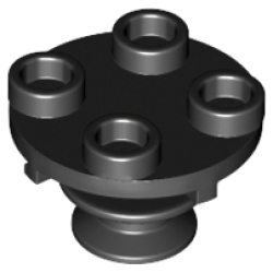 Plate, Round 2 x 2 Thin with Rotation Stem Plate, Round 2 x 2 Thin with Rotation Stem