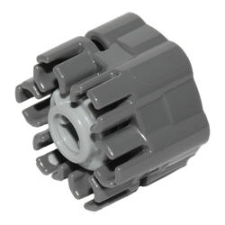 Projectile Launcher Part, Rapid Shooter Six Barrel - Angled Barrels with Light Bluish Gray Trigger (18588 / 18587) - Dark Bluish Gray Projectile Launcher Part, Rapid Shooter Six Barrel - Angled Barrels with Light Bluish Gray Trigger (18588 / 18587) - Dark Bluish Gray