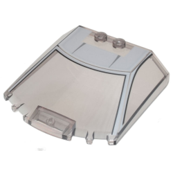 Windscreen 6 x 6 x 1 1/3 Straight Sides with Black Window Frame Outline and Light Bluish Gray Roof Pattern Windscreen 6 x 6 x 1 1/3 Straight Sides with Black Window Frame Outline and Light Bluish Gray Roof Pattern