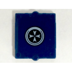 Glass for Window 1 x 2 x 2 Flat Front with Black and White St. John Ambulance Logo Pattern Glass for Window 1 x 2 x 2 Flat Front with Black and White St. John Ambulance Logo Pattern