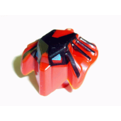 Minifigure, Head, Modified Bionicle Toa Mahri Hewki / Jaller with Blue Eyes Pattern (Jaller) Minifigure, Head, Modified Bionicle Toa Mahri Hewki / Jaller with Blue Eyes Pattern (Jaller)