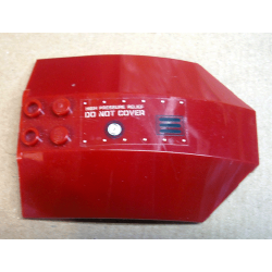 Windscreen 8 x 6 x 2 Curved Sloped Sides with 'HIGH PRESSURE RELIEF DO NOT COVER' and Black Grille Pattern Model Right Side (Sticker) - Sets 7298 / 7477 Windscreen 8 x 6 x 2 Curved Sloped Sides with 'HIGH PRESSURE RELIEF DO NOT COVER' and Black Grille Pattern Model Right Side (Sticker) - Sets 7298 / 7477