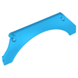 Technic, Panel Car Mudguard Arched 15 x 2 x 5 Straight Top - Dark Azure