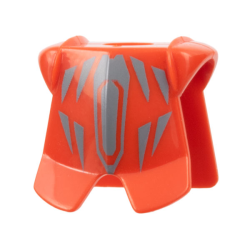 Minifigure Armor Breastplate with Leg Protection with Santis Geometric Pattern Minifigure Armor Breastplate with Leg Protection with Santis Geometric Pattern