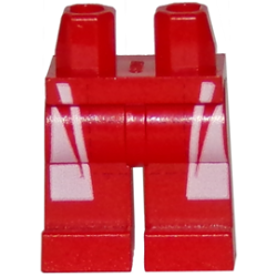 Hips and Legs with Racing Suit White Stripes Pattern Hips and Legs with Racing Suit White Stripes Pattern