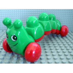 Primo Vehicle Caterpillar with Red Wheels Primo Vehicle Caterpillar with Red Wheels