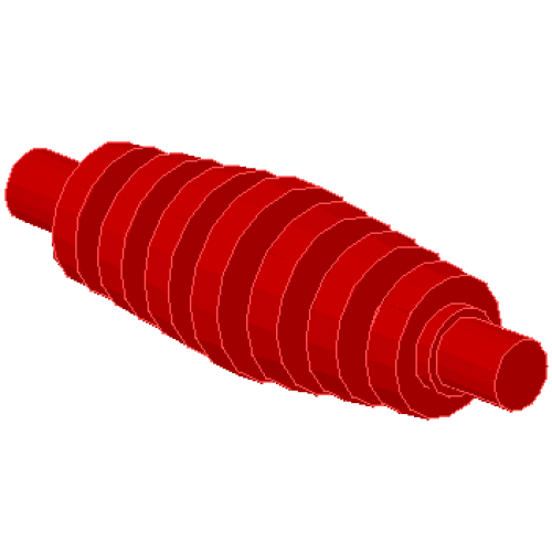 Деталь LEGO 636 Conveyor Belt Inclined Axle