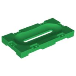 Sports Field Section 8 x 16 with Horizontal Slot - Green