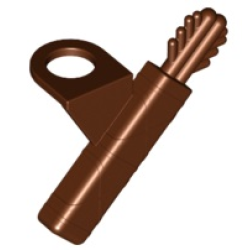 Minifigure Arrow Quiver with 2 Arrows