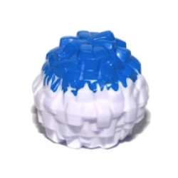 Minifigure, Utensil Cheerleader Pom Pom with Blue Top Pattern