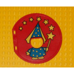 Duplo Ball Tube Exit Door with Fairy Pattern