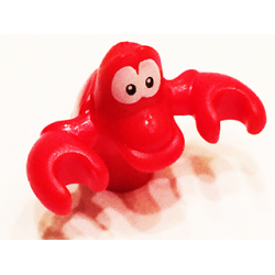 Crab, Disney with White Eyes, Small Black Pupils Pattern (Sebastian) Crab, Disney with White Eyes, Small Black Pupils Pattern (Sebastian)