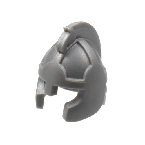 Деталь LEGO 10054 Minifigure, Headgear Helmet Castle with Cheek Protection and Comb (Rohan) - Trans-Clear