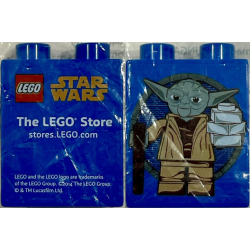 Duplo, Brick 1 x 2 x 2 with Star Wars The LEGO Store stores.LEGO.com, Yoda Minifigure Pattern