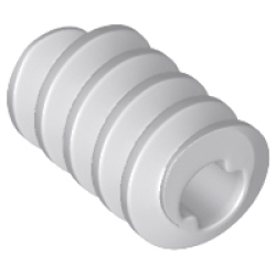 Technic, Gear Worm Screw, Long, Axle Opening Type II - Light Bluish Gray Technic, Gear Worm Screw, Long, Axle Opening Type II - Light Bluish Gray