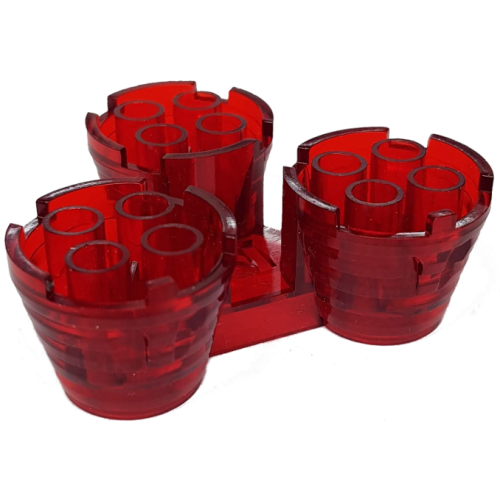 Деталь LEGO 30354 Electric, Light & Sound Rocket Engine, Nozzles