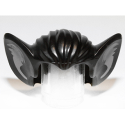 Minifigure, Hair Bat Ears with Dark Bluish Gray Inner Ear Pattern