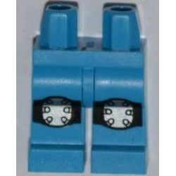 Hips and Legs with Round Silver Knee Pads Pattern Hips and Legs with Round Silver Knee Pads Pattern